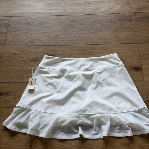 Tommy Bahama Island zone Golf Skort Size Large White Pull-on Stretch Size Large - Picture 7 of 7